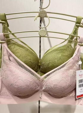 秋冬曼妮芬20812374性感蕾丝内衣无钢圈文胸聚拢无痕软支撑胸罩
