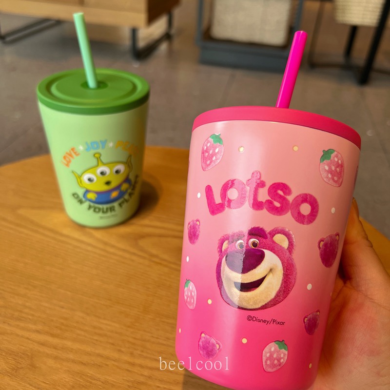 草莓熊316不锈钢保温咖啡杯