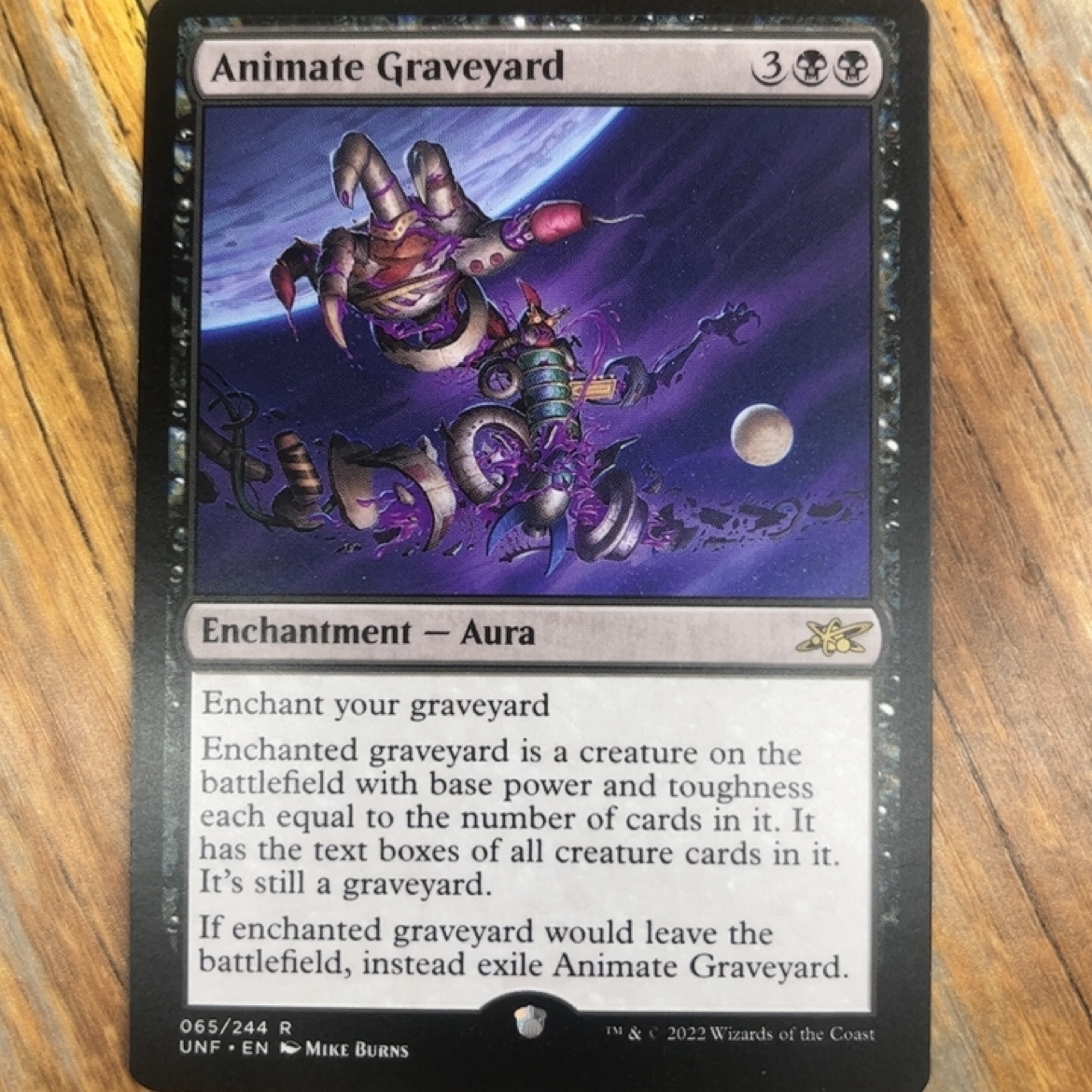 【莎莎的小窝】万智牌 Animate Graveyard unf 鸡飞4 英文