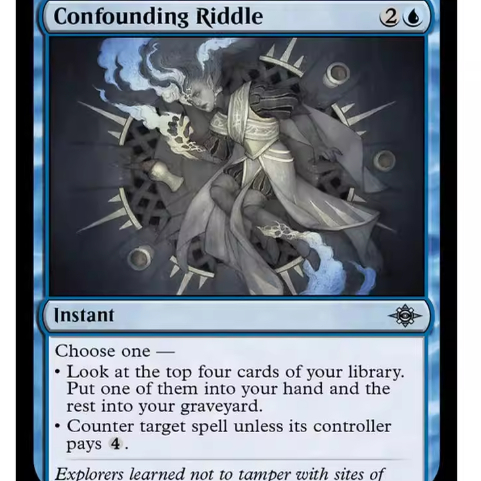 【莎莎的小窝】万智牌 致乱谜题 Confounding Riddle 英文平