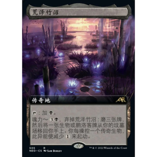 【莎莎的小窝】万智牌 神河霓朝纪 荒泽竹沼 简中 扩画闪