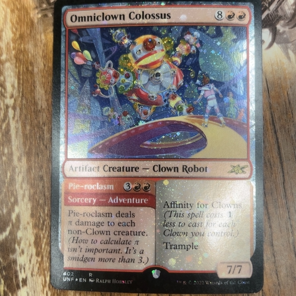 【莎莎的小窝】万智牌 鸡飞4 Omniclown Colossus 英文闪