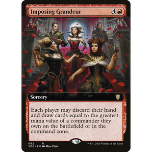 【莎莎的小窝】 万智牌 腥红婚誓 威风凛凛 英文 扩画平