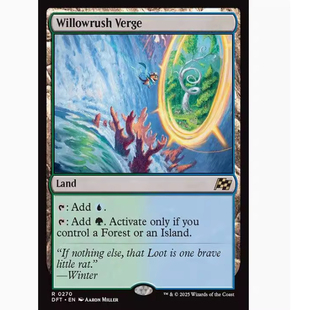 【莎莎的小窝】万智牌  DFT 270 枝流边陲 英文纪念闪