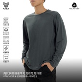 Crew 鬼谷战术超细16.5微米美丽诺羊毛长袖 T恤Maori LS速干可机洗