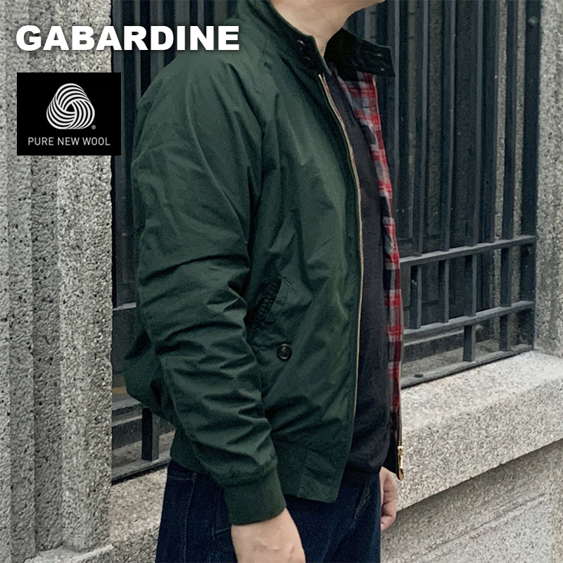 哈灵顿G9夹克高尔夫羊毛精纺RIRI