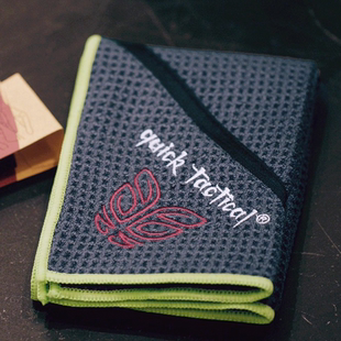 鬼谷战术运动毛巾超细纤维microfiber 速干 吸汗 可收纳 华夫格