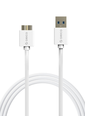 Orico/奥睿科 Micro B数据线USB3.0充电线移动硬盘线手机线白色