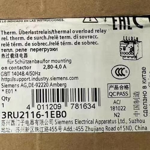 议价热过载继电器3RU2116-1EB03RU2116-1FB03RU2116-1GB0