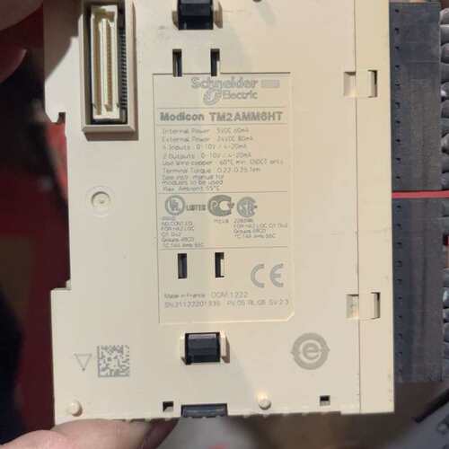 议价拆机施耐德PLC模块TM2AMM6HT，IO模块