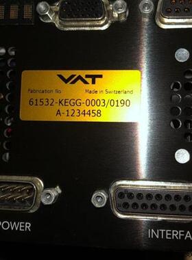 议价vat蝶阀61532-KEGG-0003/.61234一KAGG一0003/ A- 两个型号)