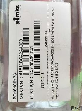 议价MKS 真空压力计10Torr 41B11DGA2AA000 10Torr 全新原装正品