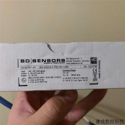 议价BD SENSORS DX19 DMP 457 600-S300-E-5-TR3-100-1-000现货