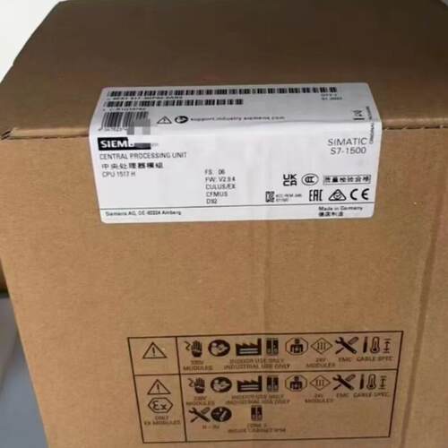 6ES7500-0HP00-0AB0PLC S7-1500H CPU模块原厂直供现货包邮