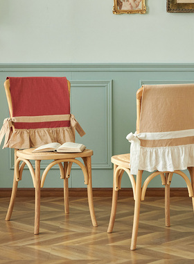 美式椅垫 四季通用靠背巾简约家用餐椅套罩欧式现代凳子椅垫套