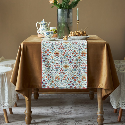 美式桌旗长条电视柜欧式