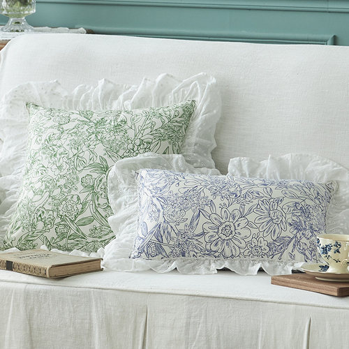 法式抱枕靠垫田园复古清新沙发