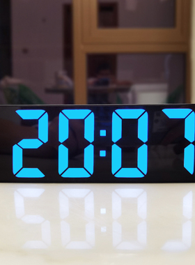 led数字时钟电子表摆台式桌面夜光静音卧室简约大字时间显示器
