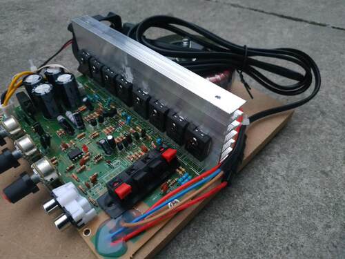 300W220伏HiFi发烧功放板大功率场效应管前级+后级 功放板  胆味A