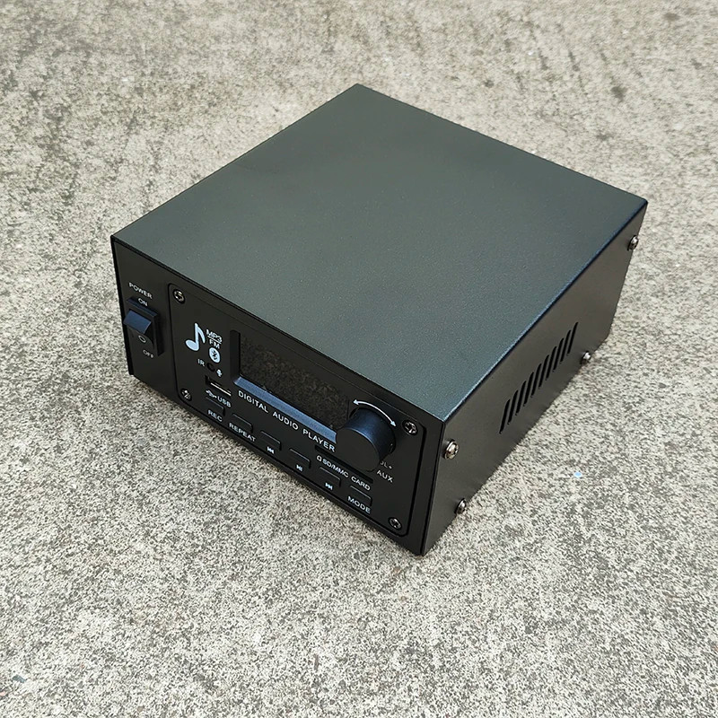 电瓶12V24V汽车100W数字功放蓝牙接收低音炮功放板前级MP3USB解码