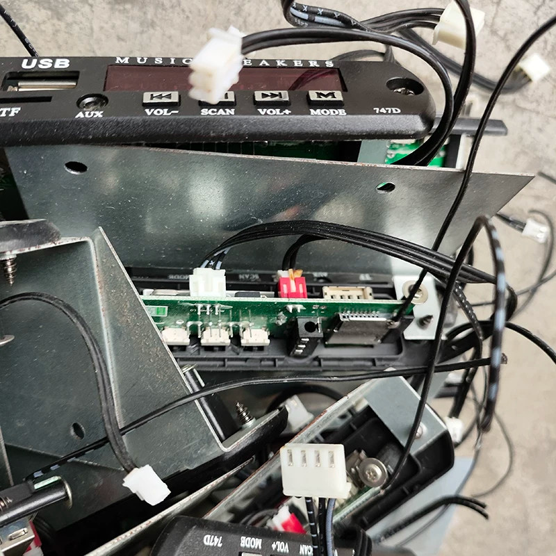 12Vmp3蓝牙解码板mp3解码器模块TF卡U盘解码播放器不自带功放diy