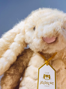 Jellycat害羞金标邦尼兔Ski Club洛杉矶限定巴熊毛绒玩具公仔礼物