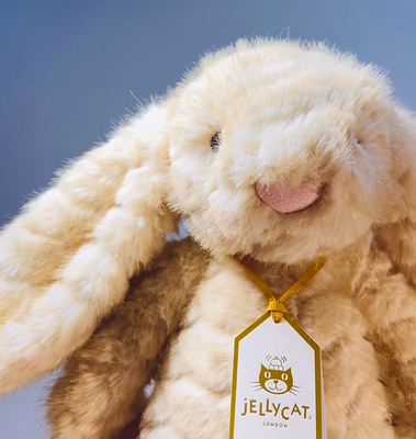 Jellycat害羞金标邦尼兔Ski Club洛杉矶限定巴熊毛绒玩具长毛兔