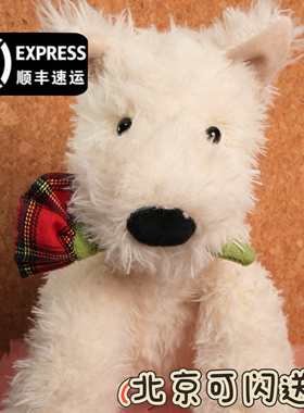现货jellycat玫瑰花告白门罗苏格兰梗西高地公仔礼物毛绒玩偶玩具