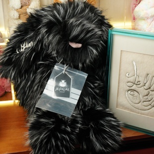 现货Jellycat英国联名款限定INKLI黑邦尼兔玩偶毛绒长毛玩具礼物
