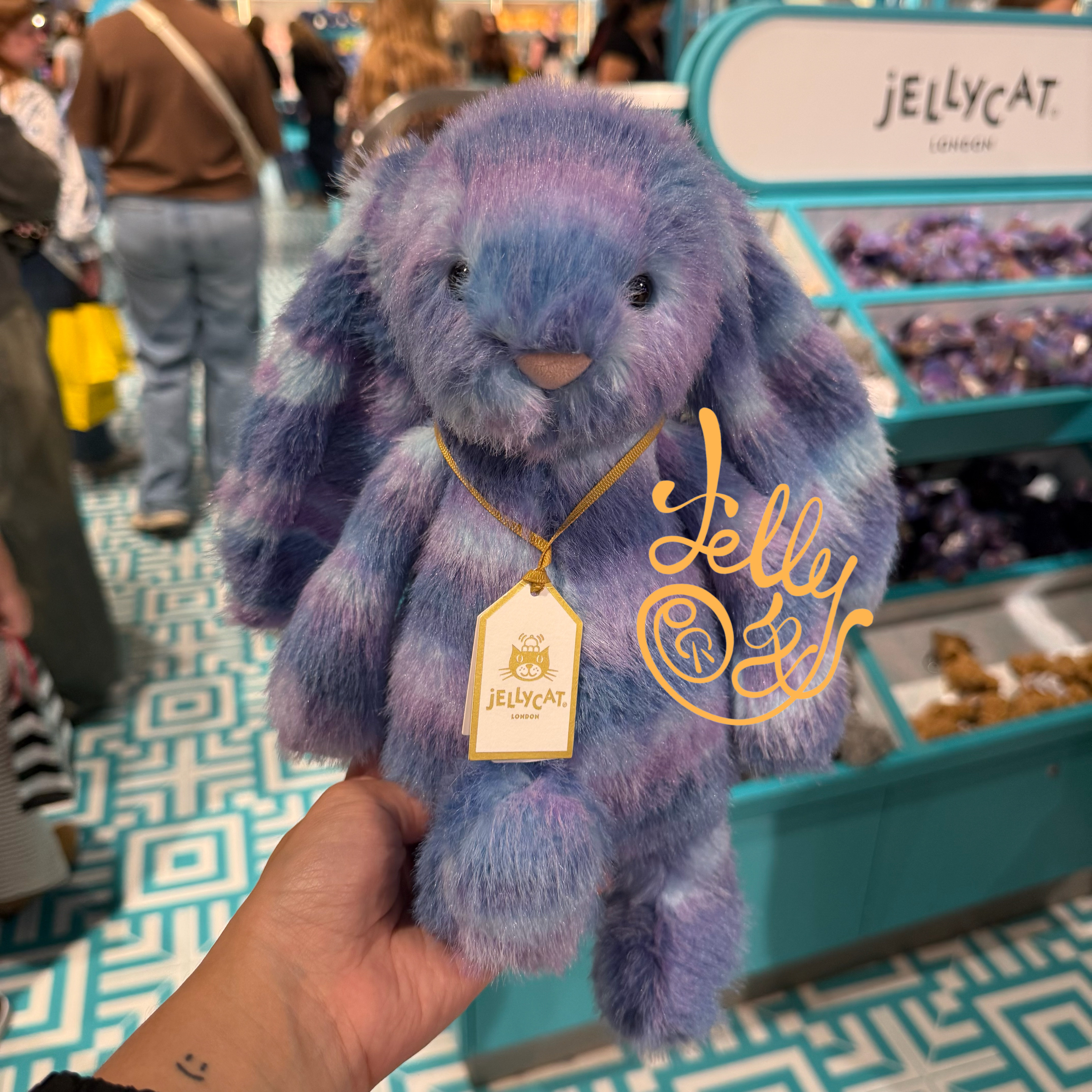 国内现货Jellycat*Selfridges限定联名Cerulea金标邦尼兔礼物玩偶