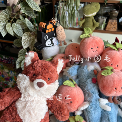 jellycat软萌狐狸抱偶毛绒绵软