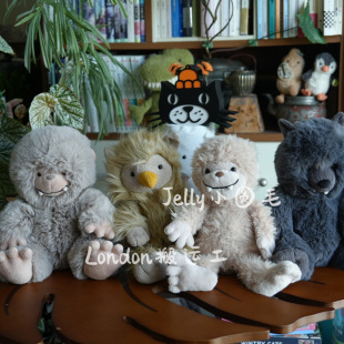 国内现货英国代购 Jellycat大脚怪巴基Bucky玩偶吗喽狼人2024新品