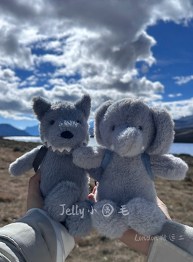 英国代购Jellycat背包小象小狗小狼系列恐龙礼物玩偶正品国内现货