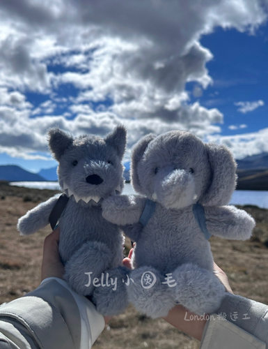 JELLYCAT背包系列小象小狗小狼