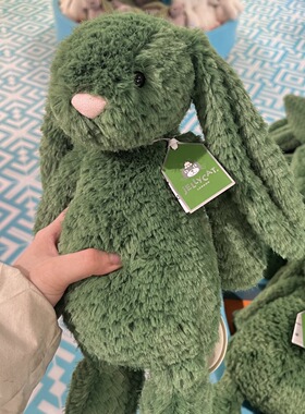 JELLYCAT爱尔兰限定邦尼兔St Patrick绿色毛绒玩具玩偶送礼四叶草