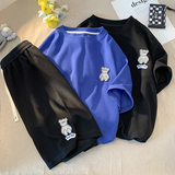 TZ06-P80直播品质情侣华夫格短袖男套装男短裤T06-P40DK06-P40，男装牛仔裤，电商D229A