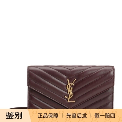 SAINT LAURENT YSL wallet on chain单肩包 25秋意大利代购圣罗兰