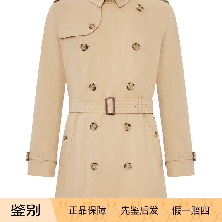 BURBERRY 博柏利男kensington 中长风衣8117231 26秋冬意大利代购
