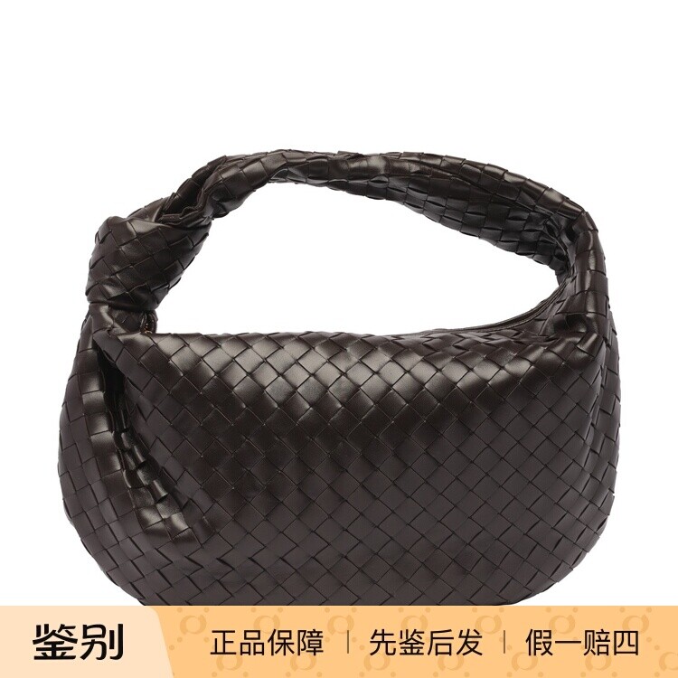 Bottega Veneta女士棕色羊皮BV jodie大号手提包26早春意大利代购