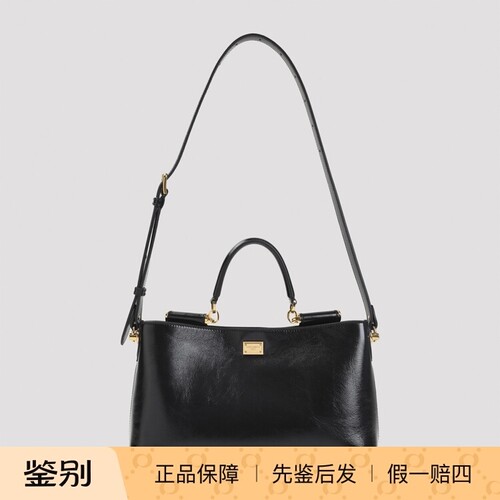 DOLCE & GABBANA 女vittoria 黑色中号提包DG 2026早春意大利代购