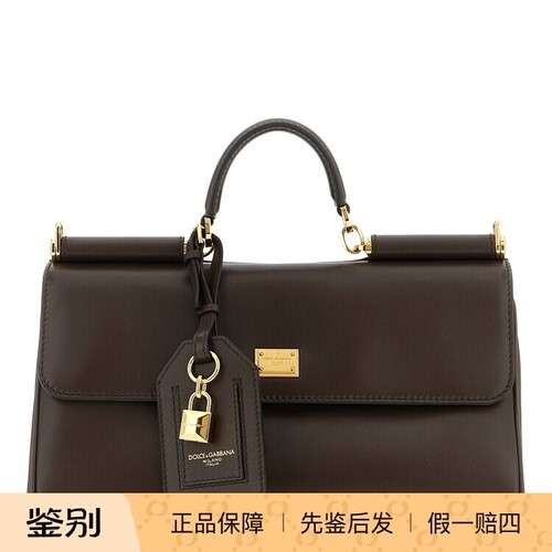 DOLCE & GABBANA 女my sicily棕色中号提包DG 2025秋冬意大利代购