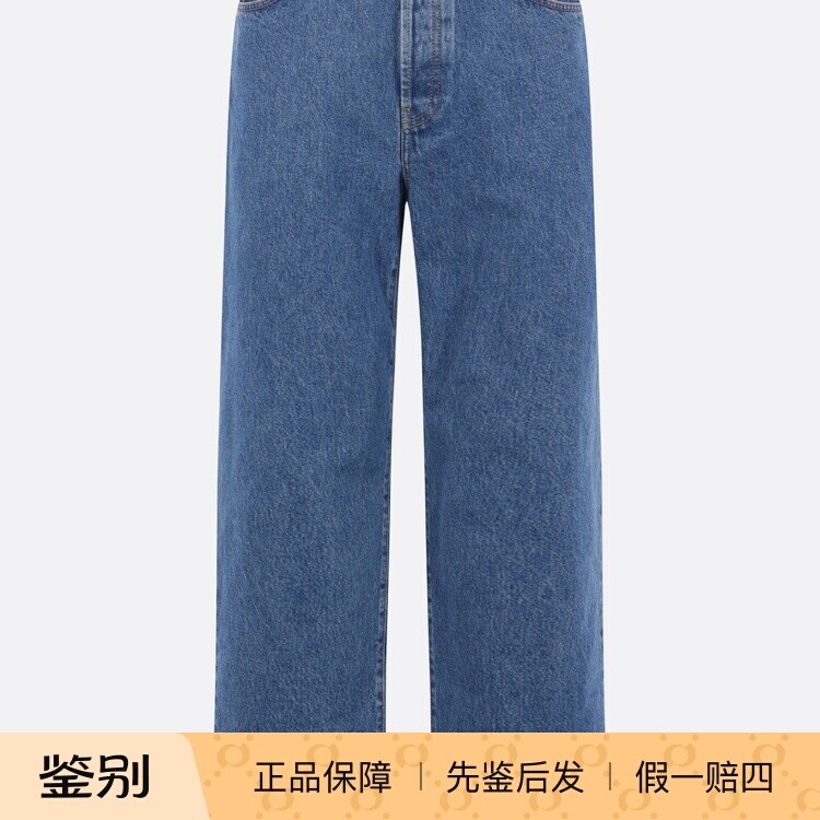 THE ROW 男士morton蓝色直筒棉质牛仔裤26早春新款意大利代购正品