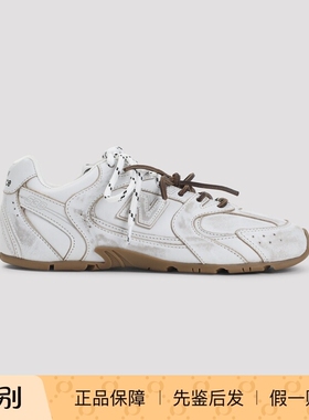 MIU MIU new balance 缪缪 女士白色真皮运动鞋 26早春意大利代购