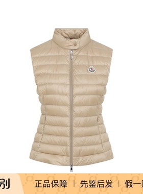 Moncler 盟可睐女士米色Igens 羽绒服马甲背心 26早春 意大利代购