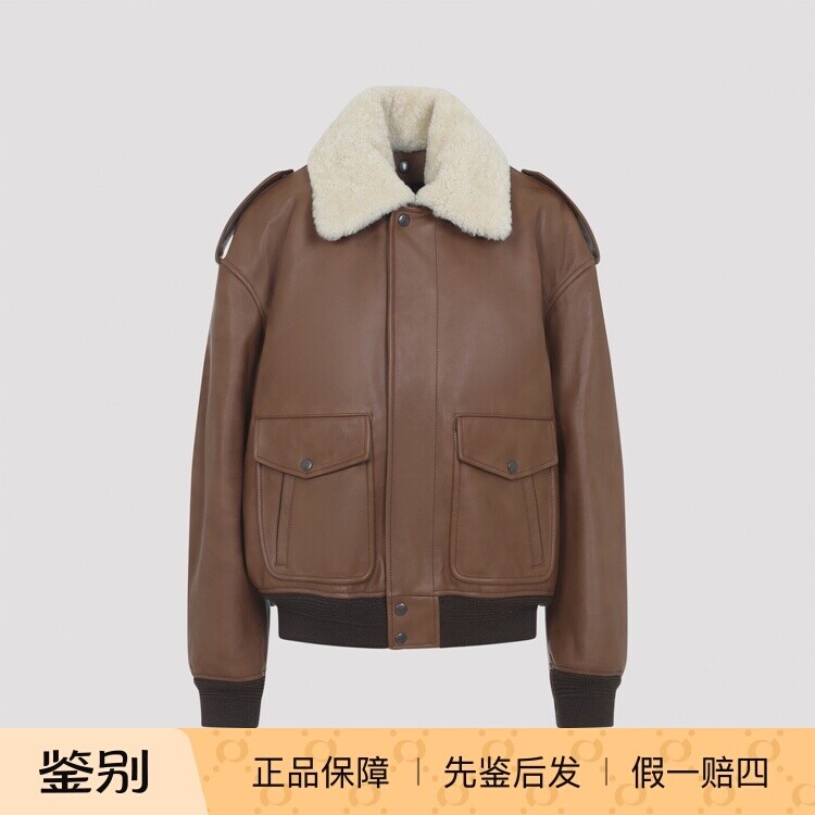 SAINT LAURENT 圣罗兰YSL 女士毛领皮衣 2026早春新款 意大利代购