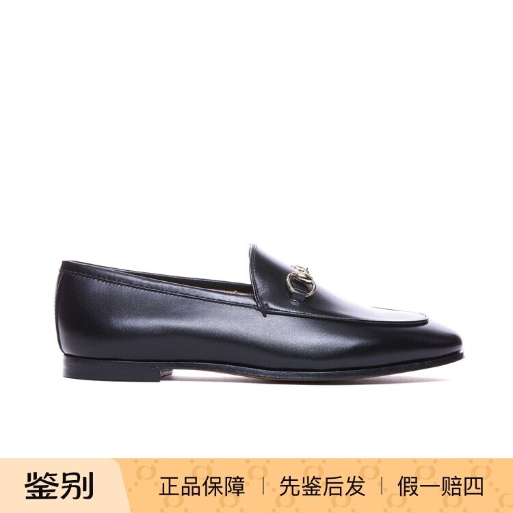 GUCCI 古驰 女士 黑色jordaan 马衔扣乐福鞋26早春新款意大利代购
