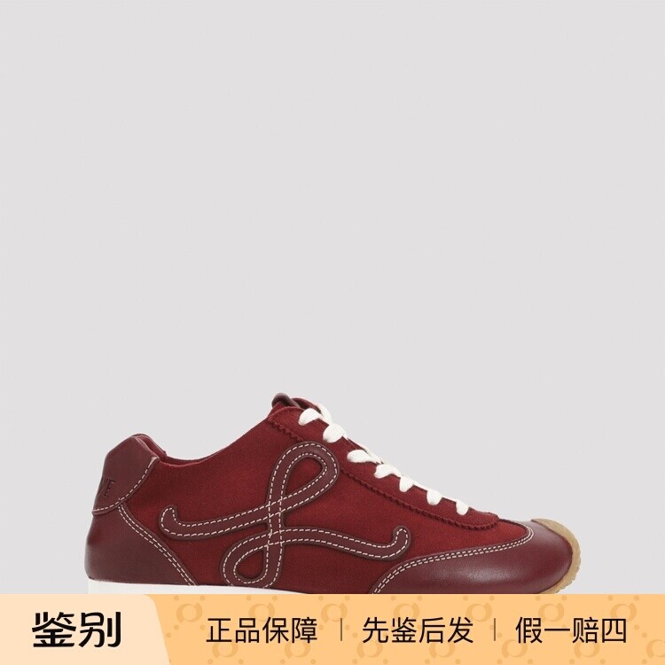 LOEWE罗意威女士红ballet runner 2.0芭蕾运动鞋26早春意大利代购