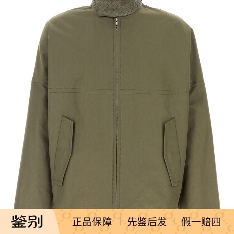 BOTTEGA VENETA 男士皮领BV夹克 26早春新款意大利代购