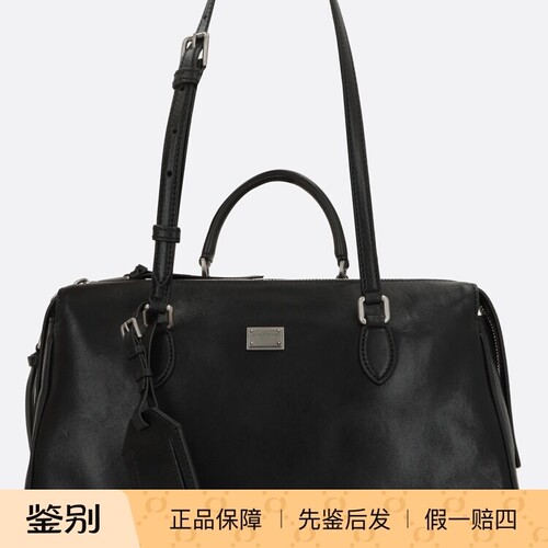 DOLCE & GABBANA 女vittoria 黑色中号提包DG 2025秋冬意大利代购