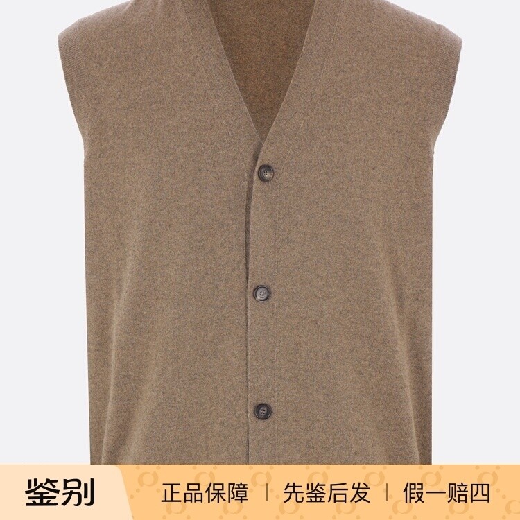 LORO PIANA 男士baby羊绒无袖开衫25早秋新款意大利代购 诺悠翩雅